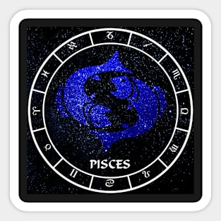 Pisces - Zodiac Sign Sticker